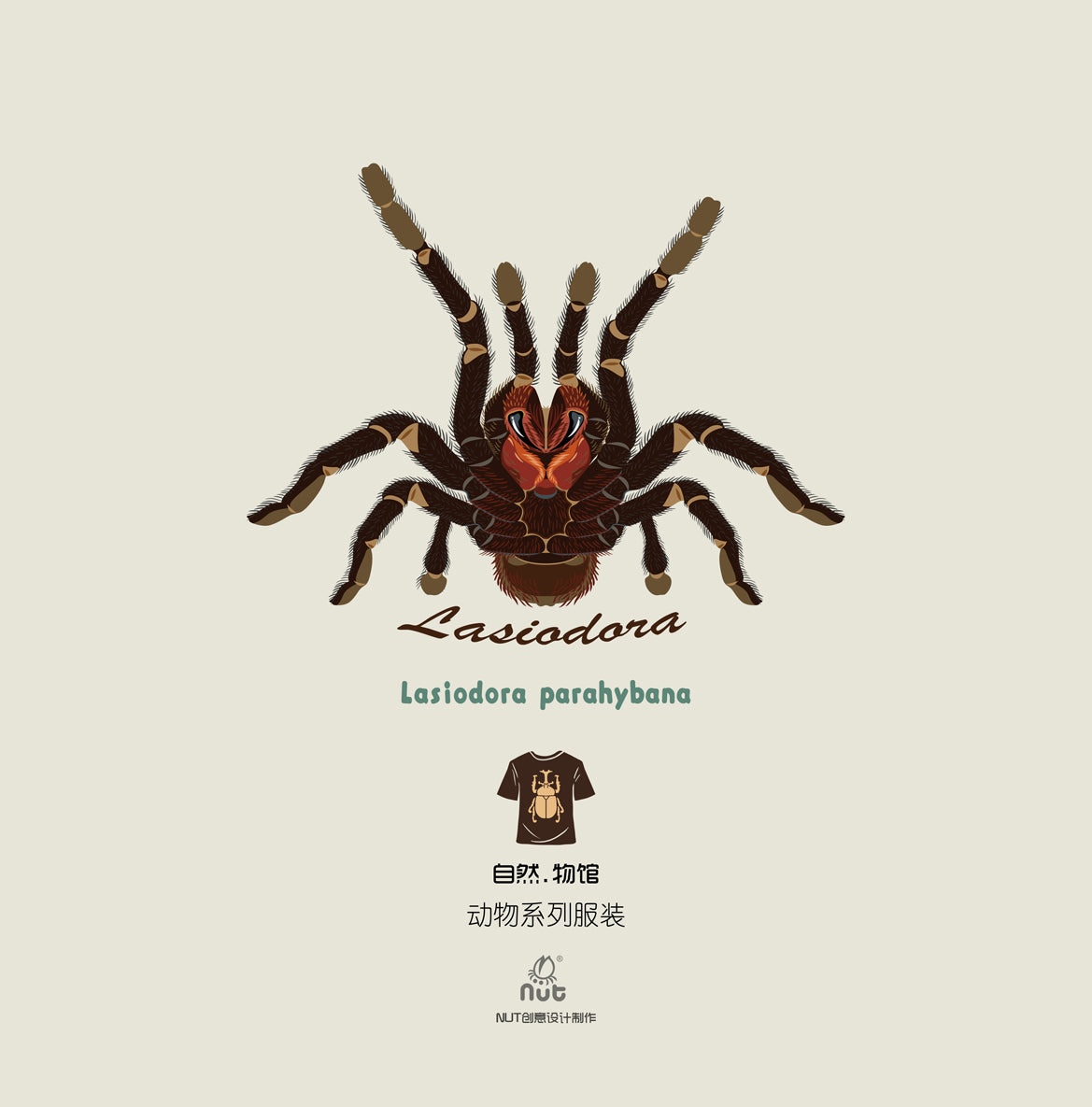 T-shirt Lasiodora parahybana