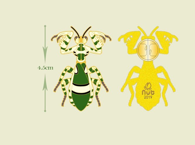 Insect Badge Theopropus elegans