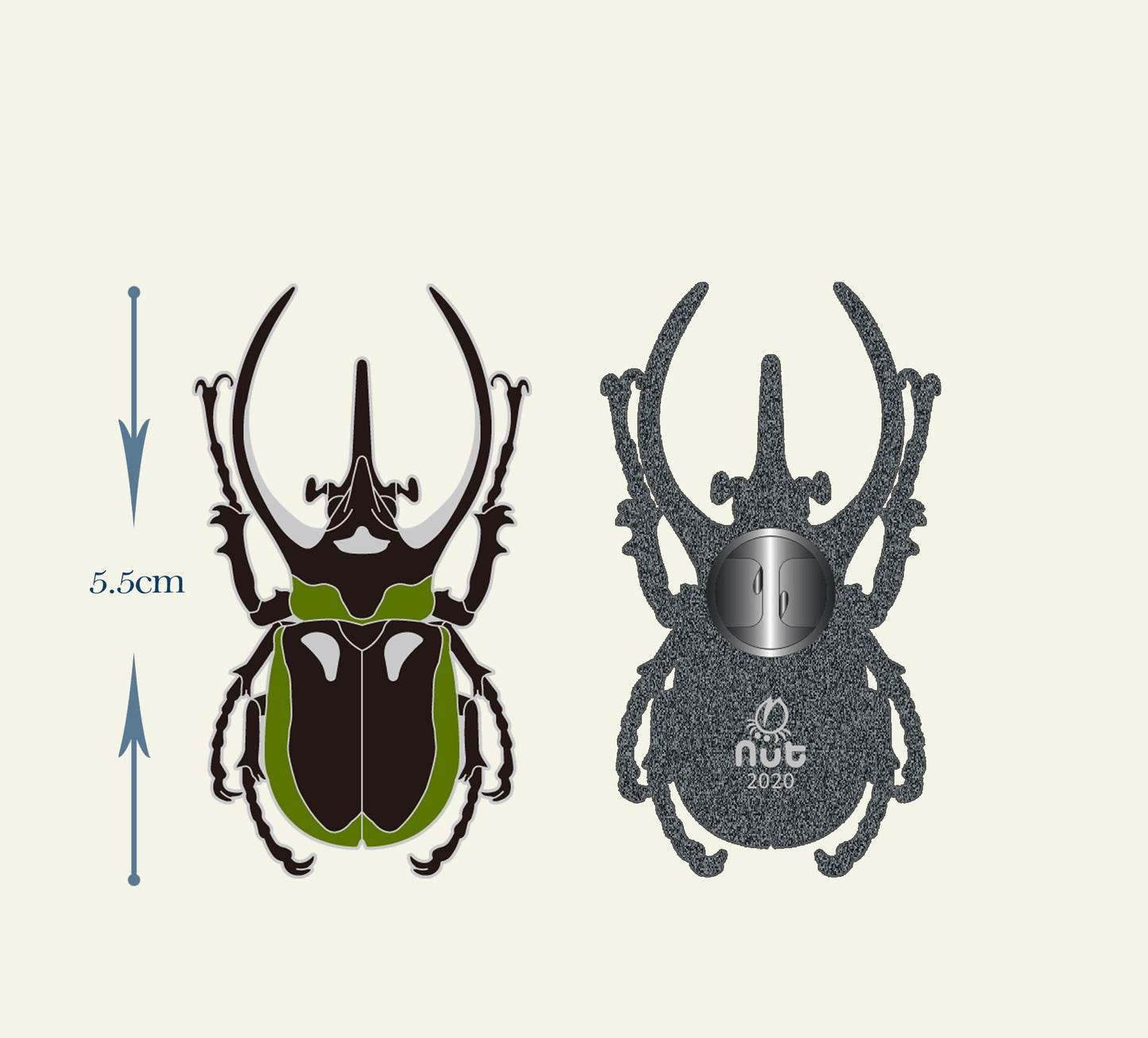 Insect Badge “The gods come down Ⅱ” Chalcosoma atlas