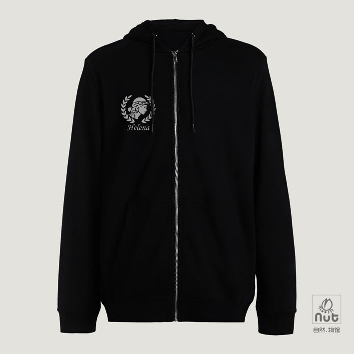 Zippered Hoodie Butterfly