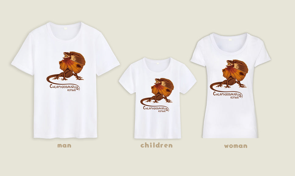 T-shirt Chlamydosaurus kingii