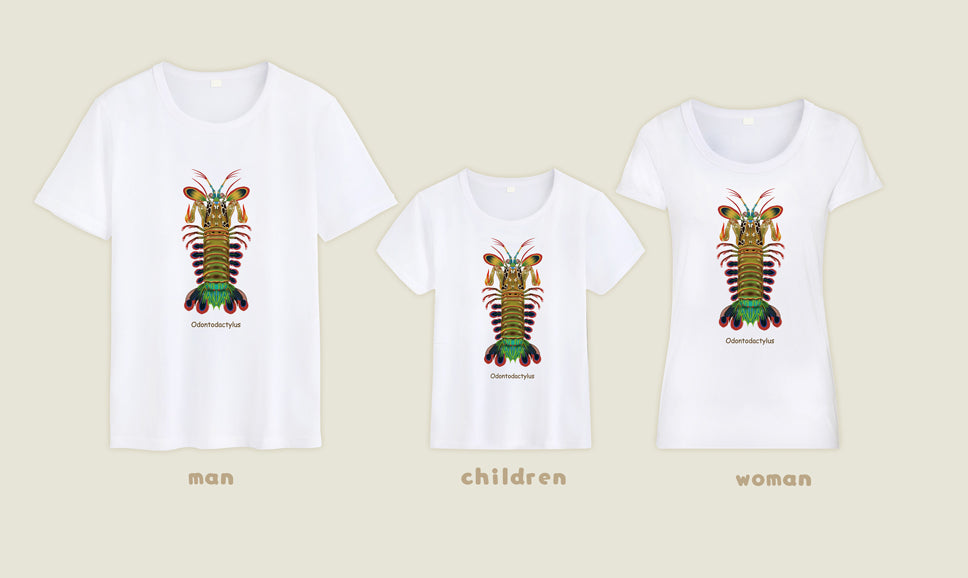 T-shirt Odontodactylus