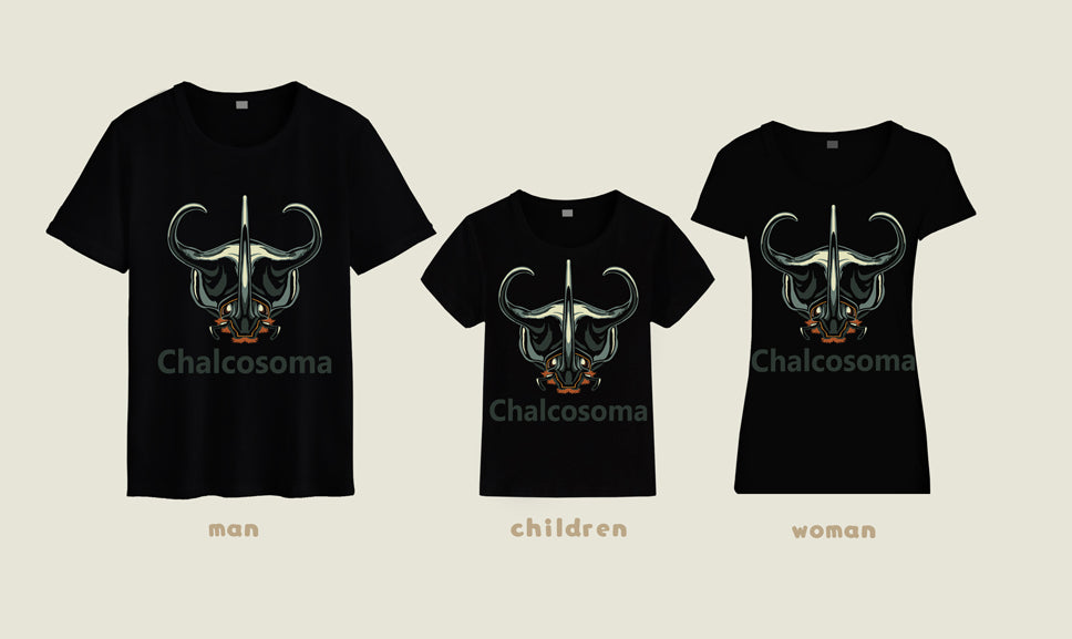 T-shirt Chalcosoma the head