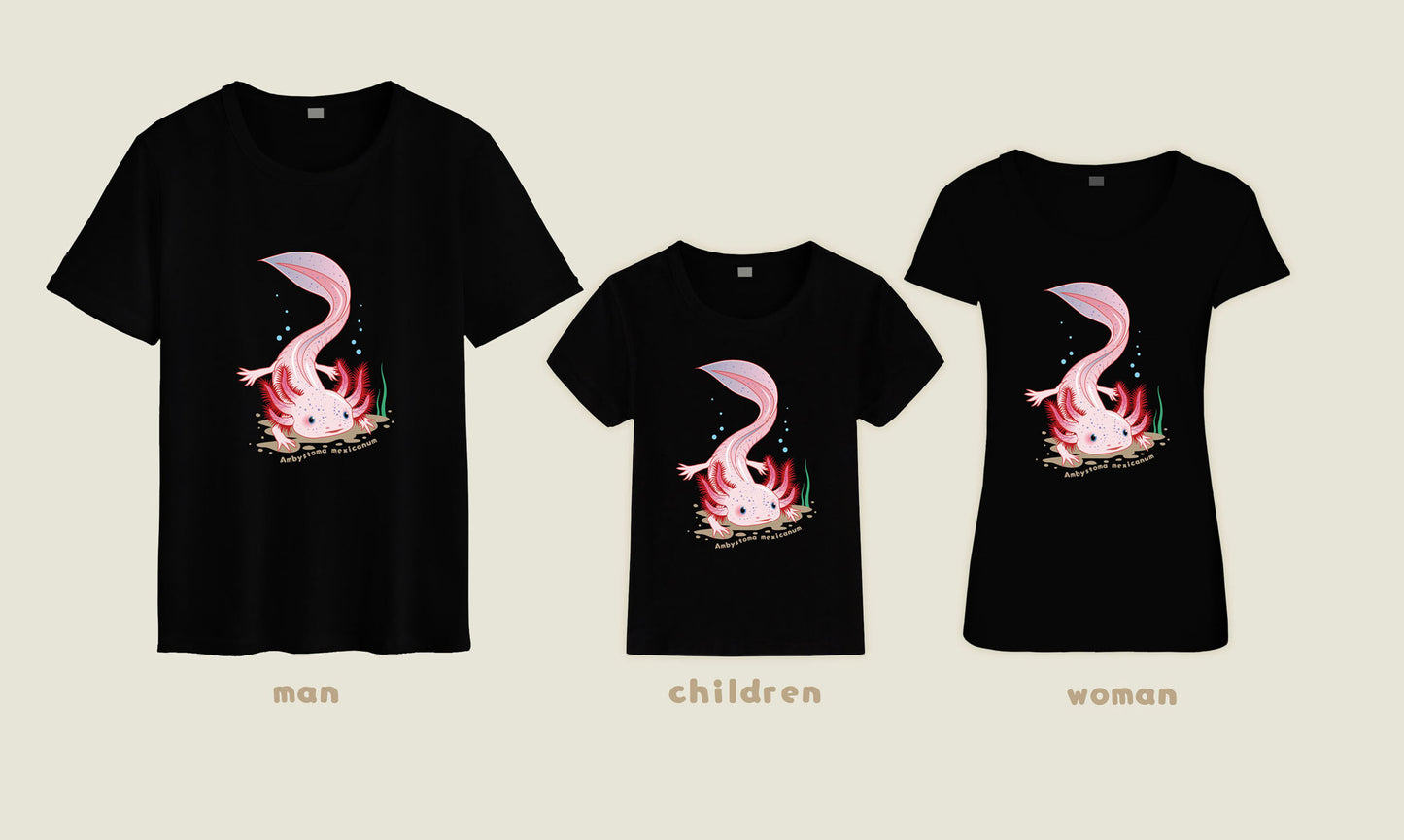T-shirt Ambystoma mexicanum
