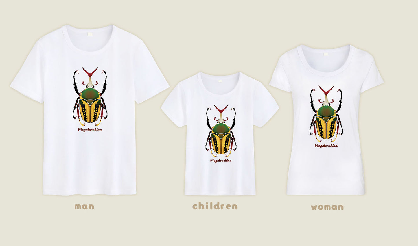 T-shirt Megalorrhina harrisi