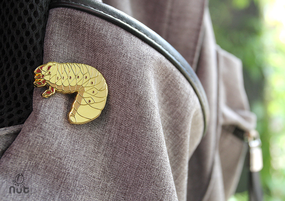 Insect Badge Allomyrina dichotoma “rhinoceros beetles”