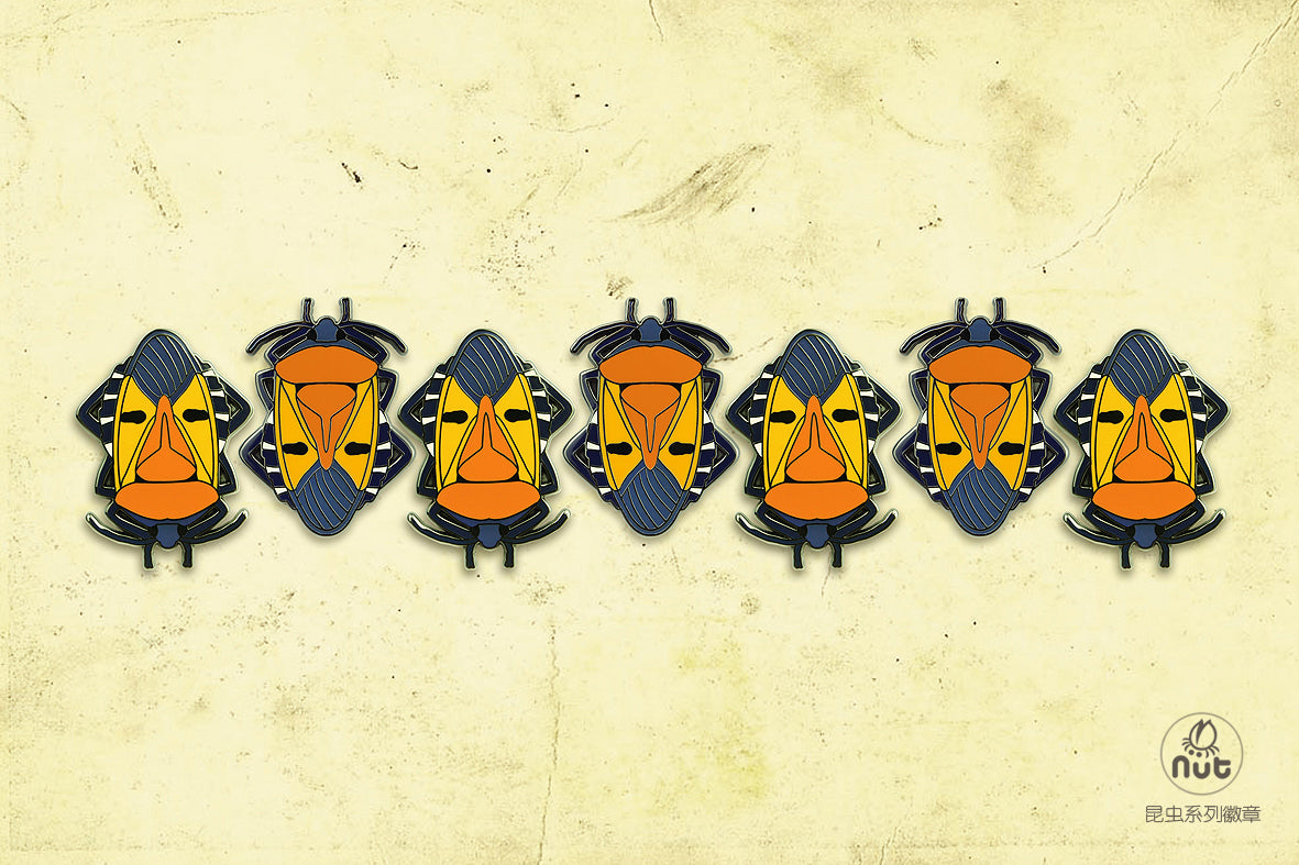 Insect Badge Catacanthus incarnates “Face bug”