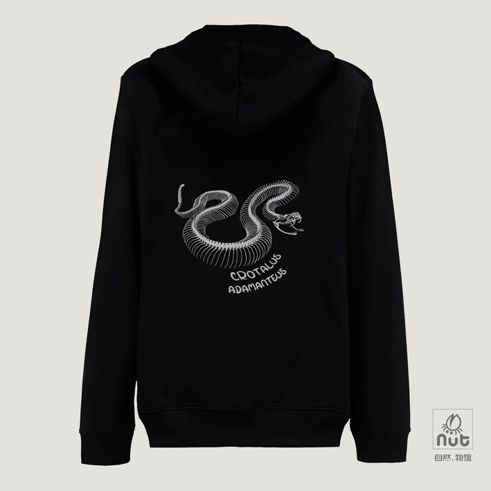 Zippered Hoodie Skeleton