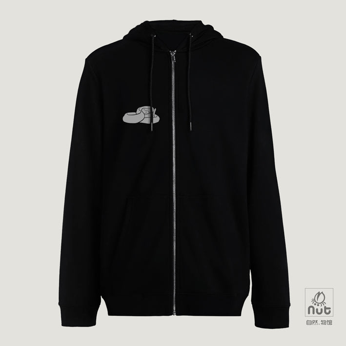 Zippered Hoodie Skeleton
