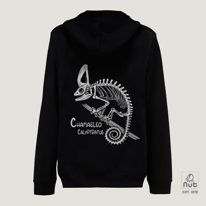 Zippered Hoodie Skeleton