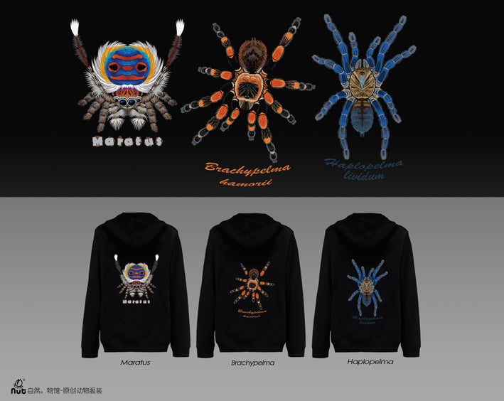 Zippered Hoodie Polypoda