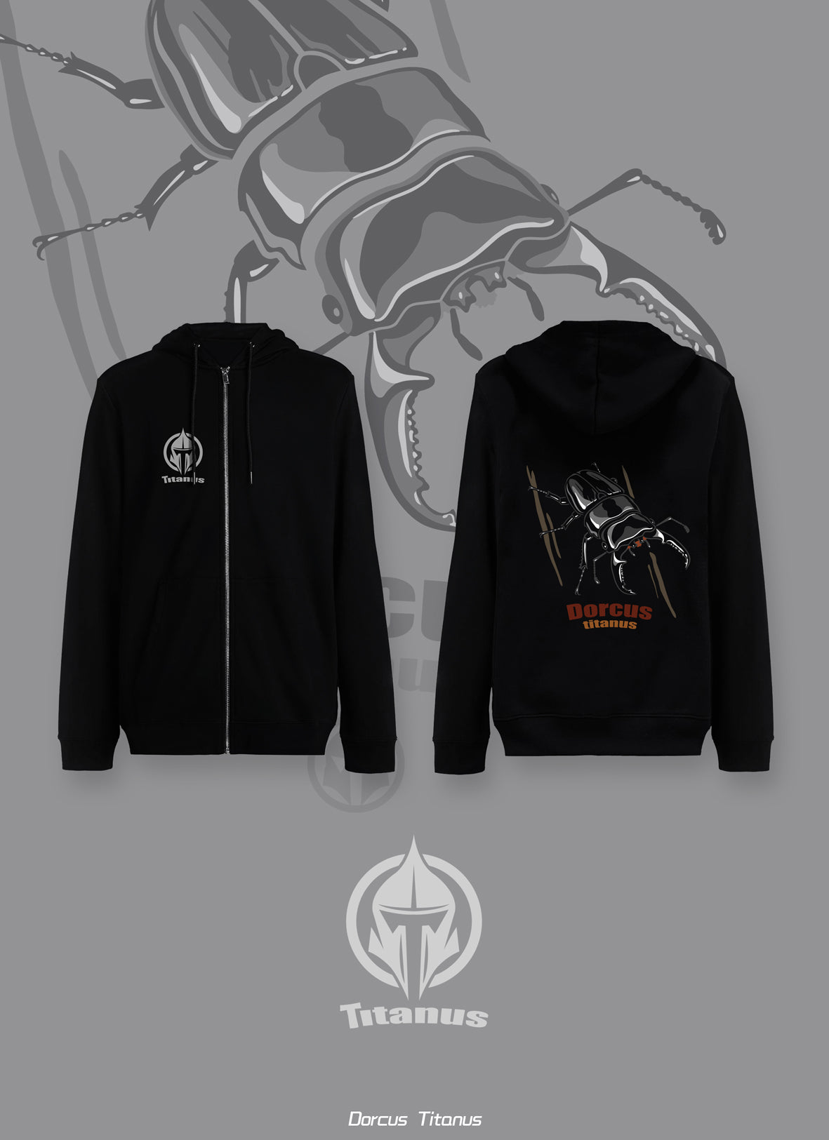 Zippered Hoodie Beetle