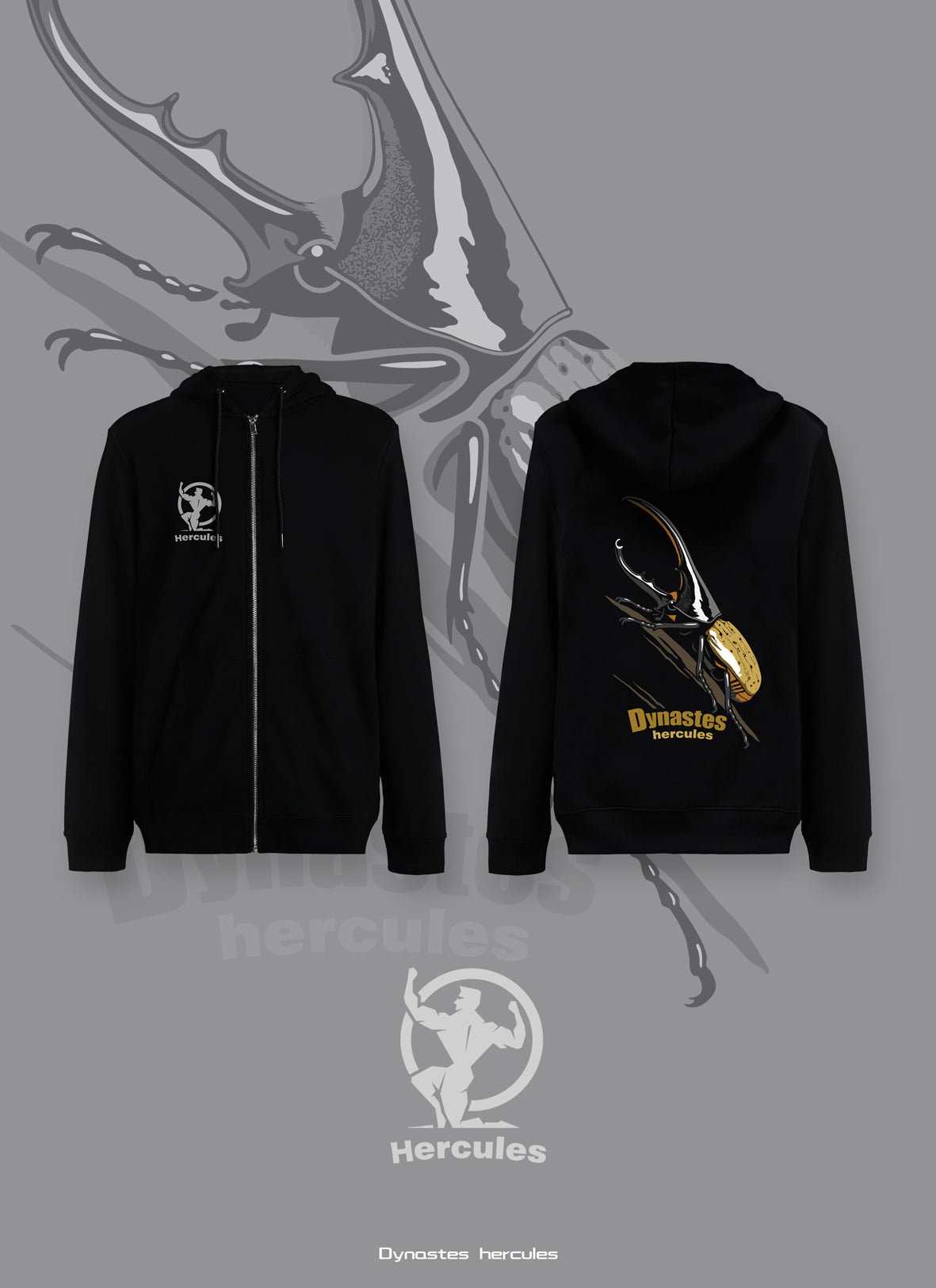 Zippered Hoodie Beetle