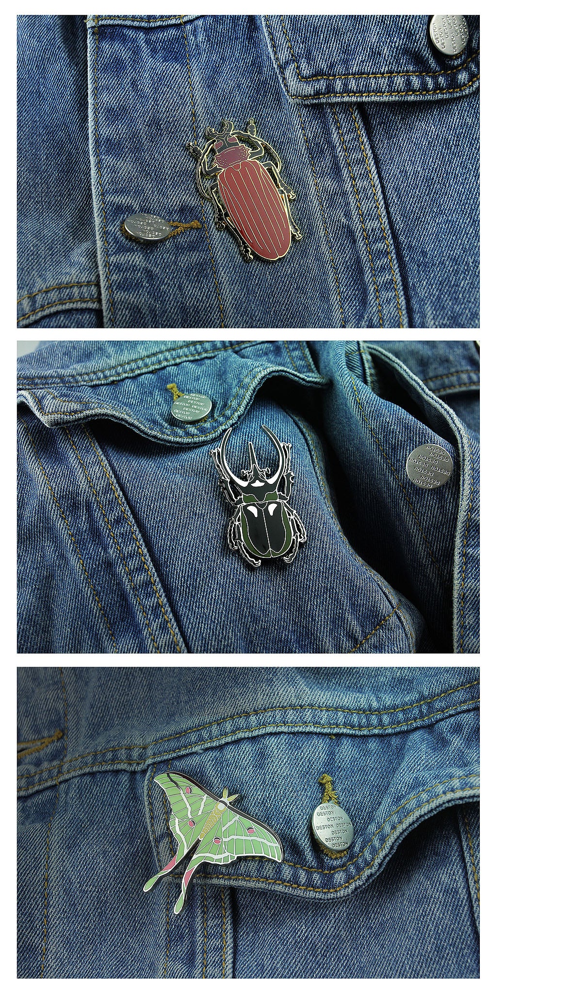 Insect Badge  “The gods come down Ⅱ” Titanus giganteus