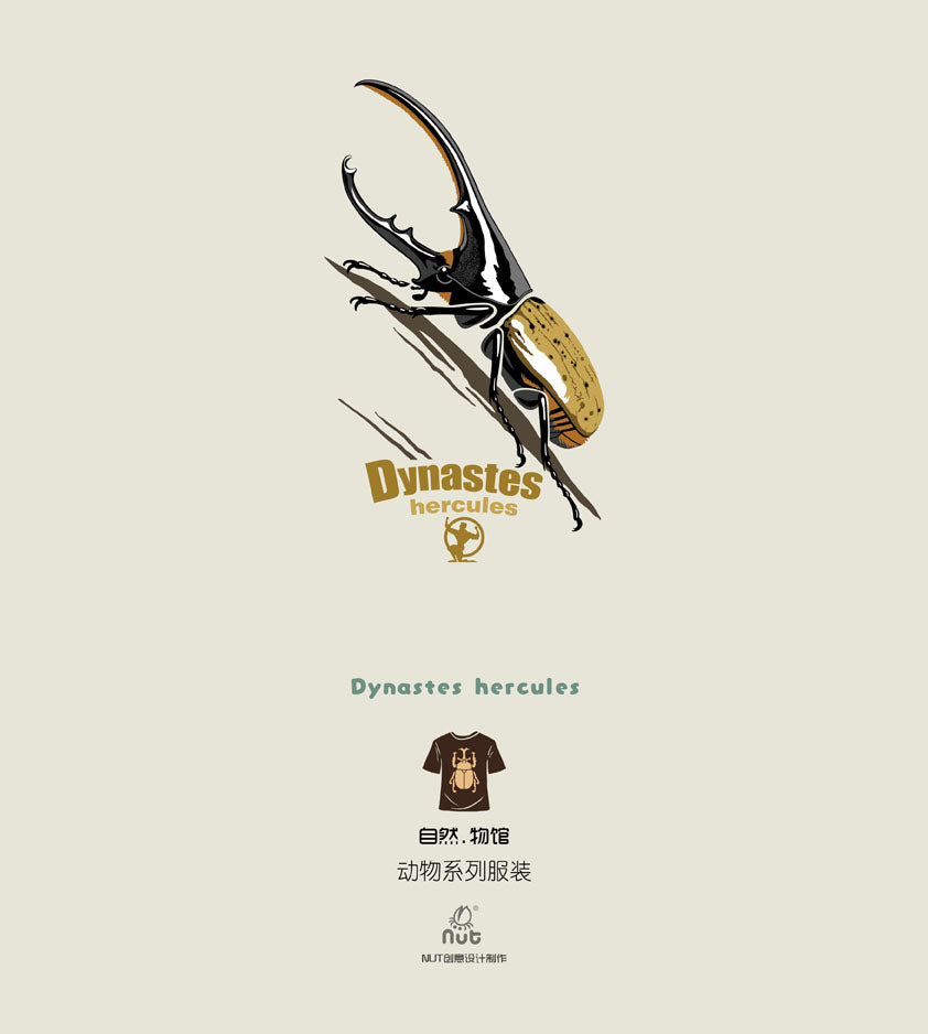 T-shirt Dynastes hercules