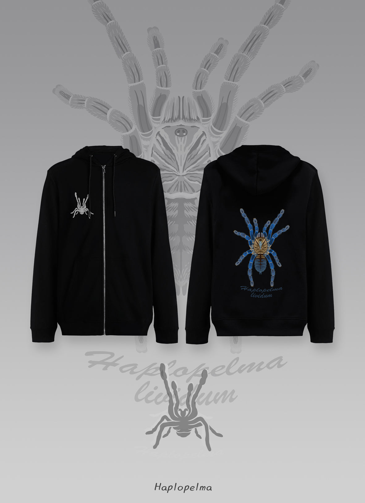 Zippered Hoodie Polypoda