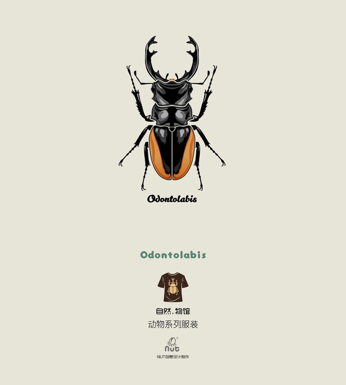 T-shirt Odontolabis