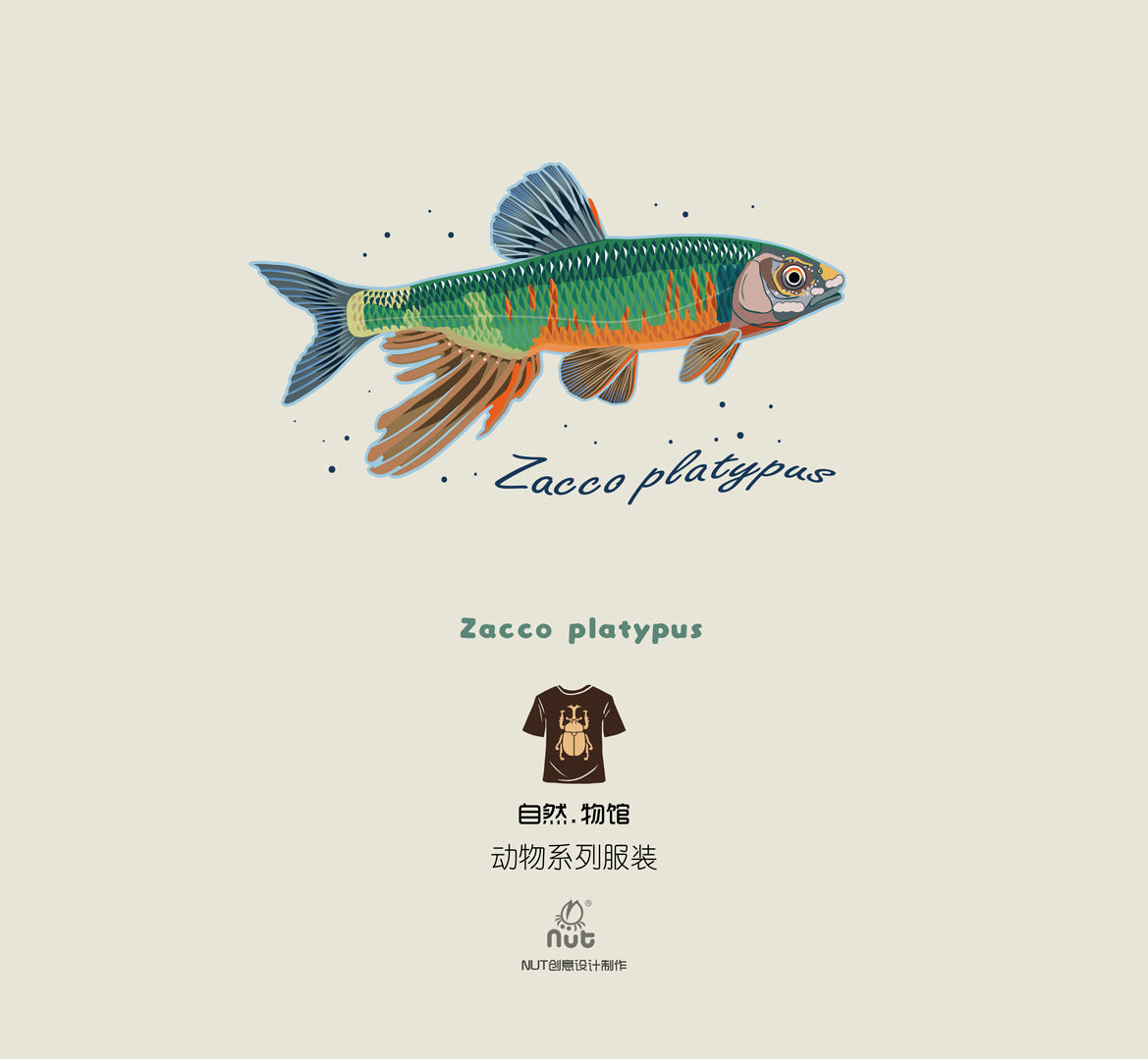 T-shirt Zacco platypus