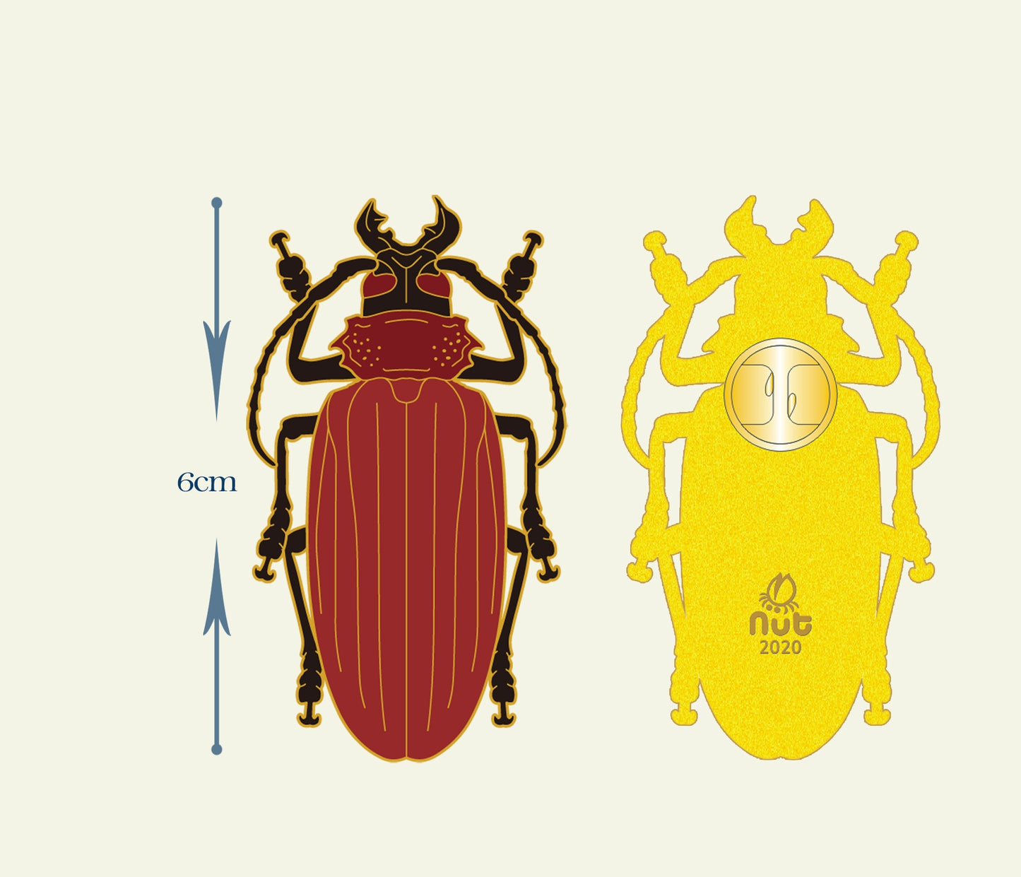 Insect Badge  “The gods come down Ⅱ” Titanus giganteus