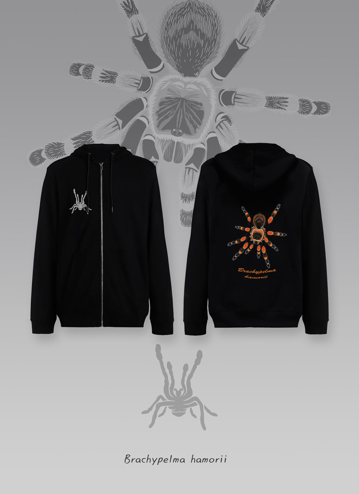 Zippered Hoodie Polypoda