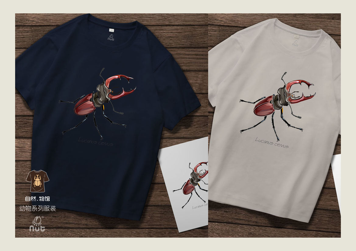 T-shirt Lucanus cervus cervus