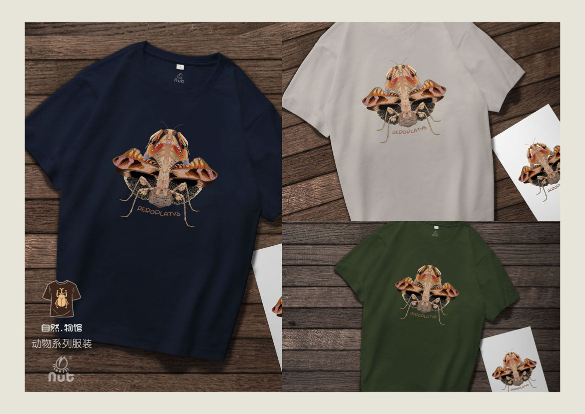 T-shirt Deroplatys lobata