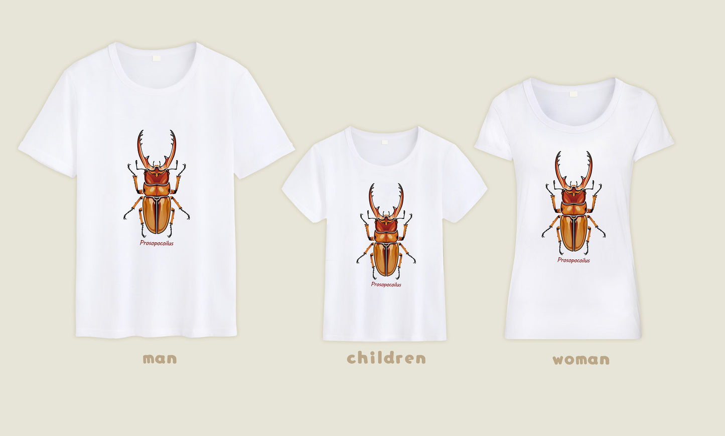 T-shirt Prosopocoilus astacoides