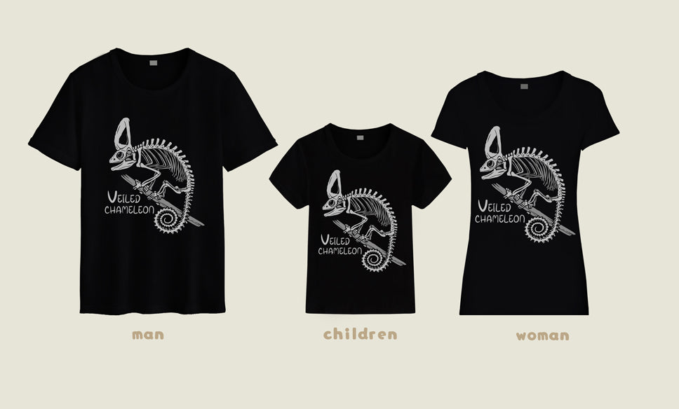 T-shirt Chamaeleo calyptratus