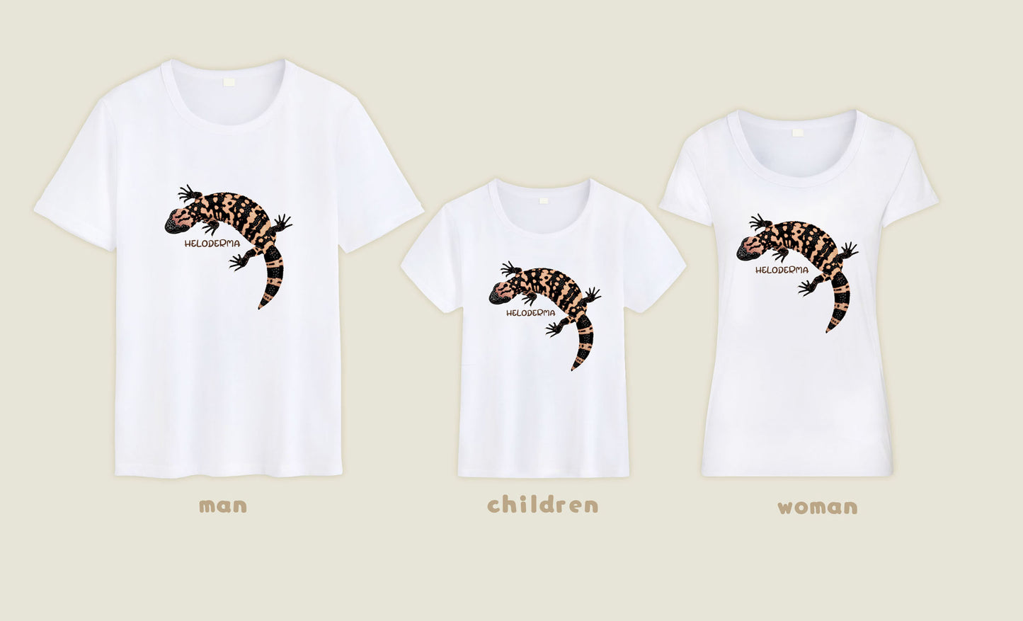 T-shirt Heloderma suspectum