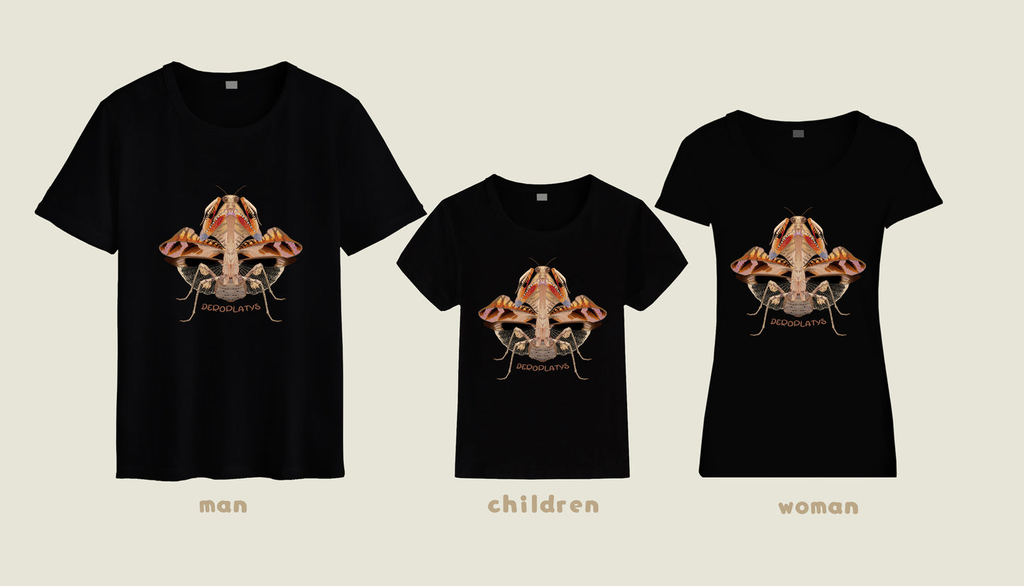 T-shirt Deroplatys lobata