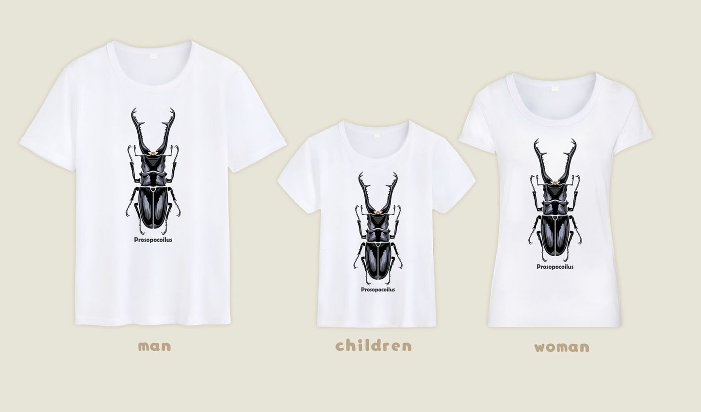 T-shirt Prosopocoilus giraffa