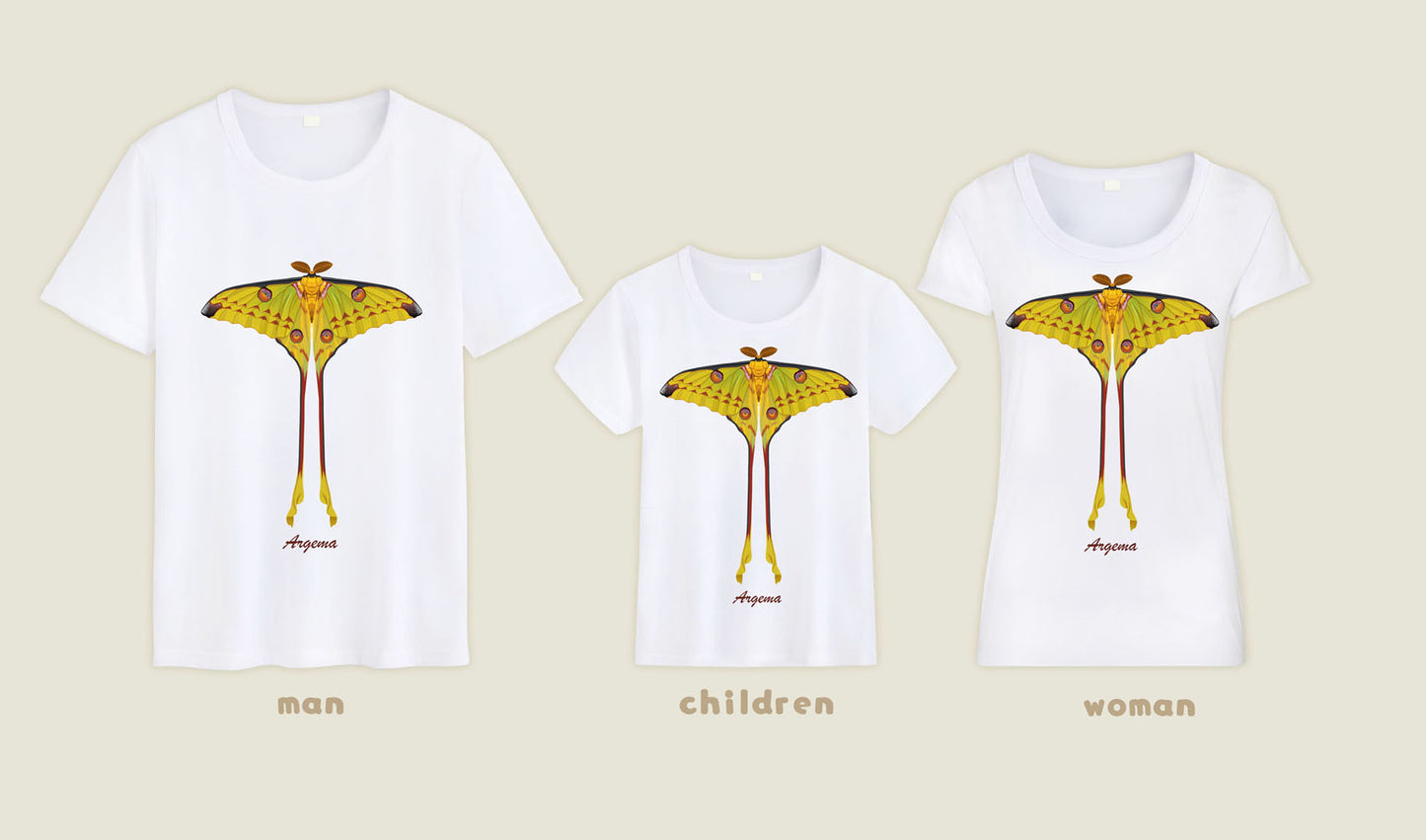 T-shirt Argema mittrei