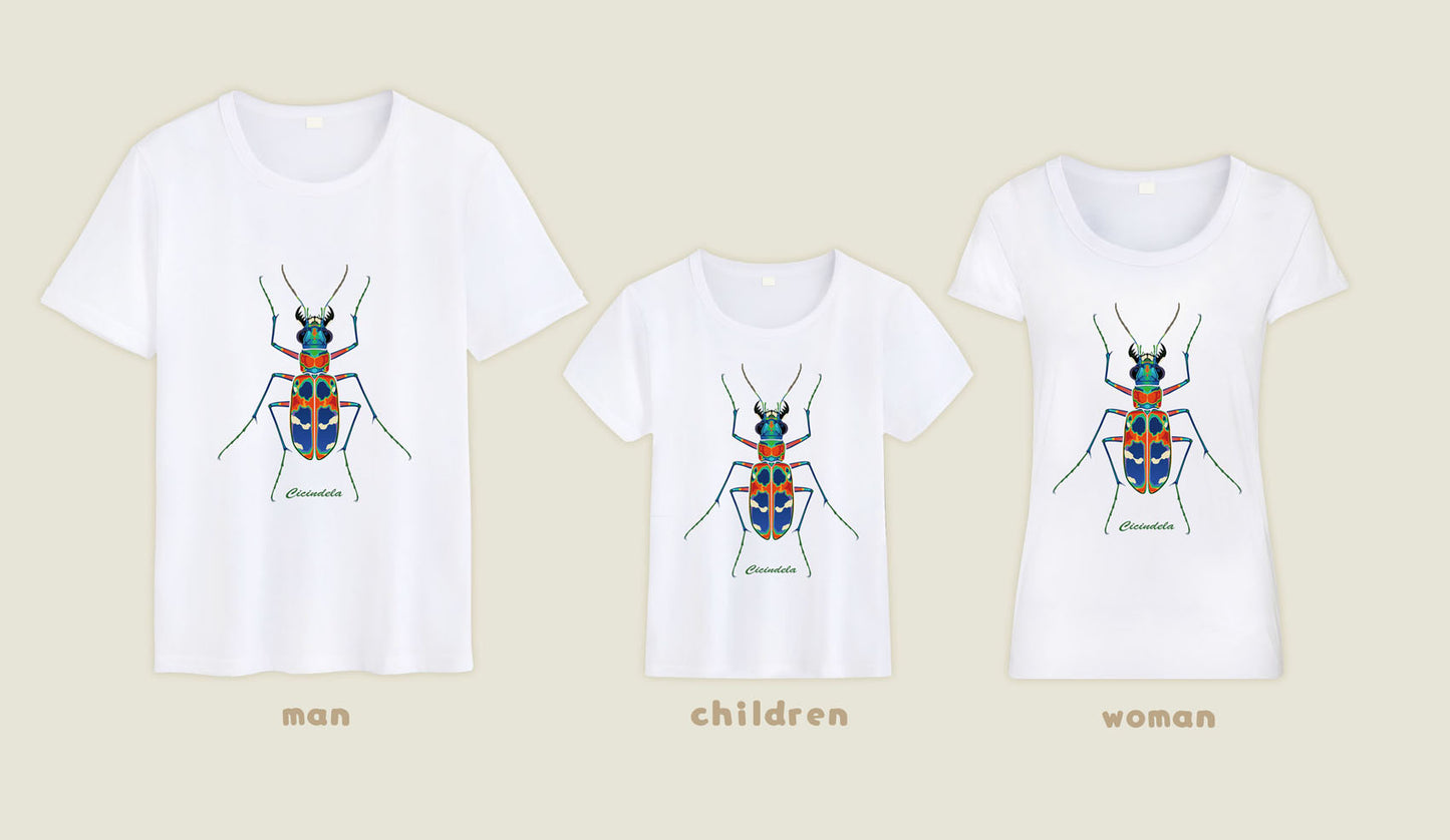 T-shirt Cicindela chinenesis