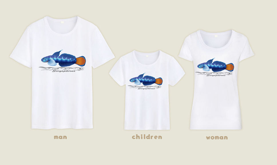 T-shirt Sicyopterus Macrostetholepis