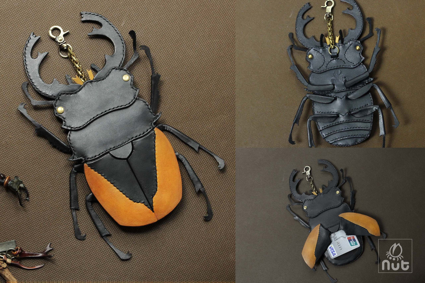Odontolabis curvera Card Holder