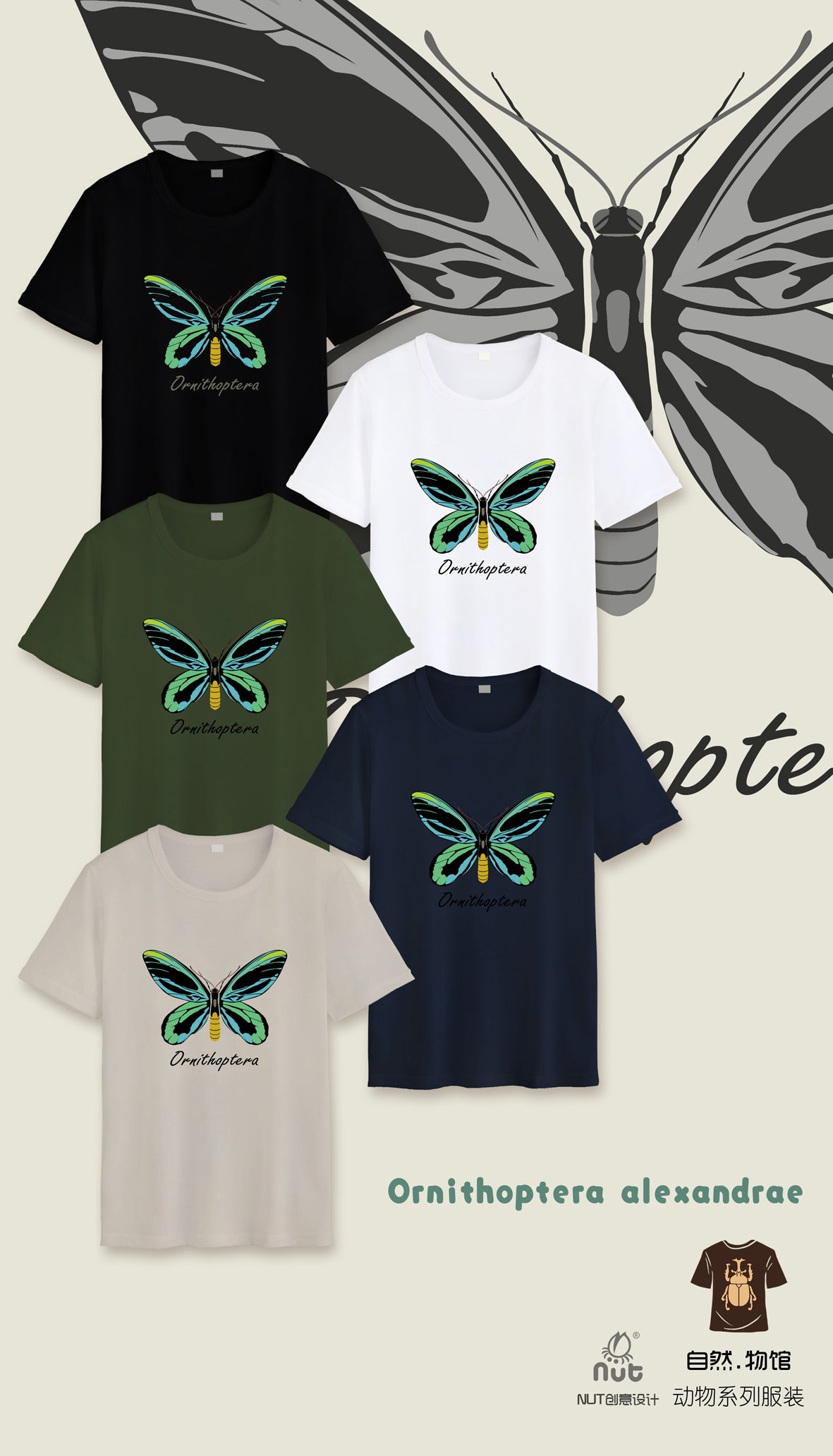 T-shirt Ornithoptera alexandrae