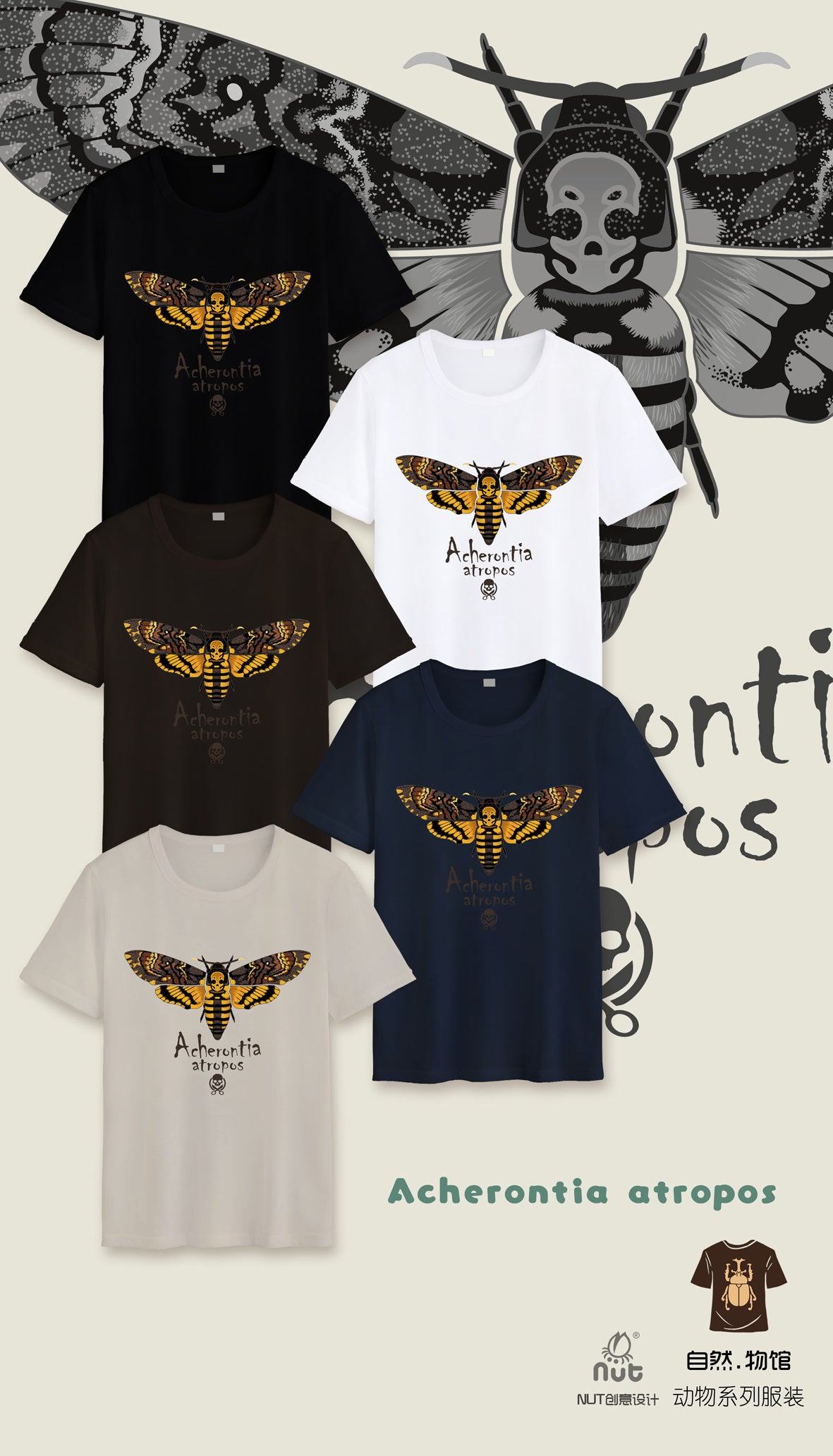 T-shirt Acherontia atropos